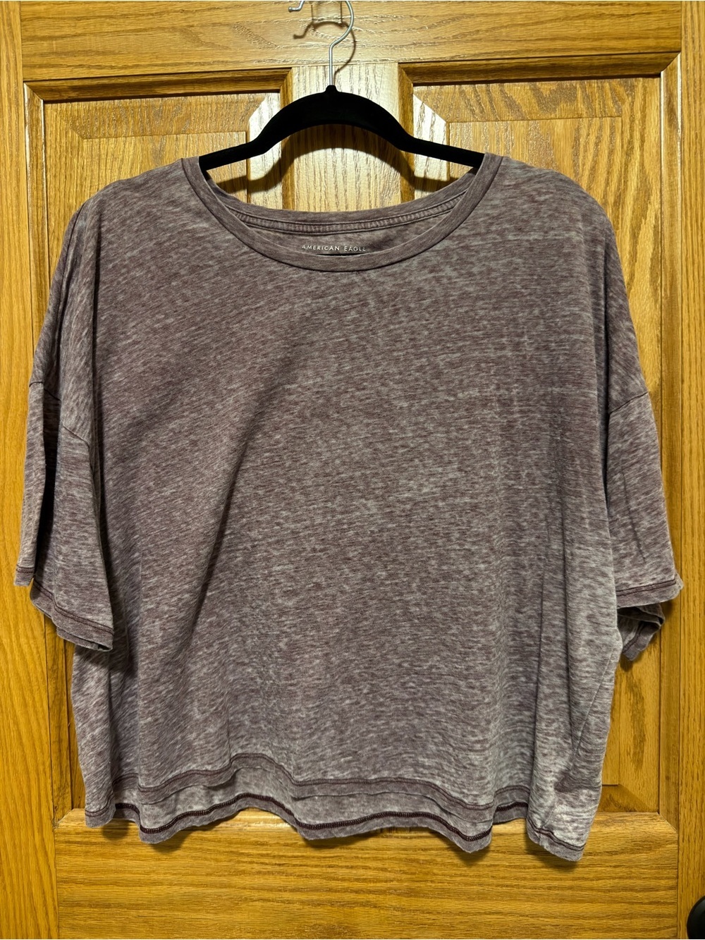 American Eagle Outfitters Distressed Cropped Tee